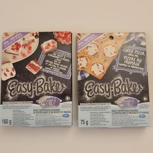 NEW Lot of 2 Easy Bake Ultimate Oven Toy Refill Mixes - Cake and Pizza